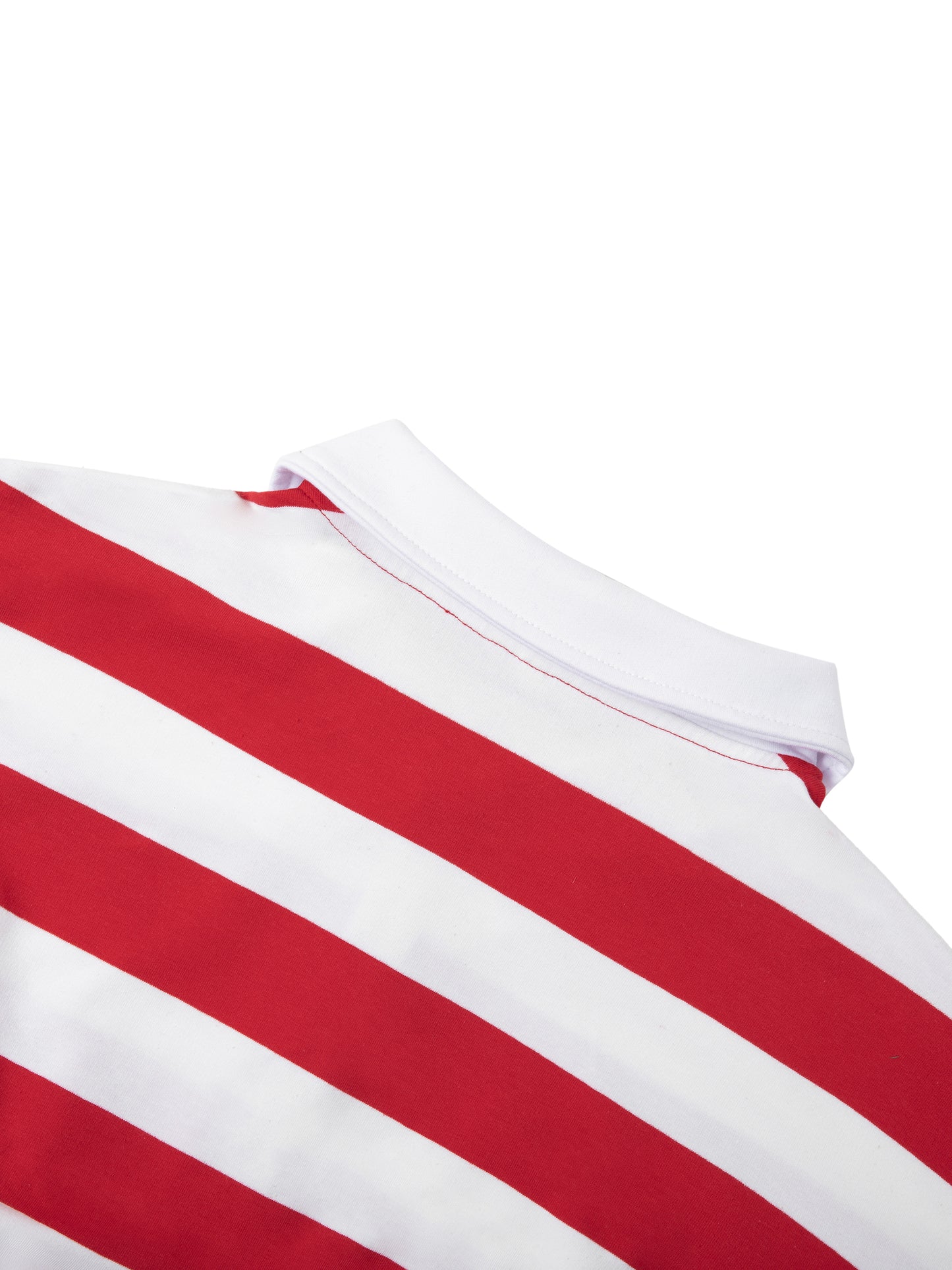 KisMe DupI,Color Block Stripe Polo Shirt