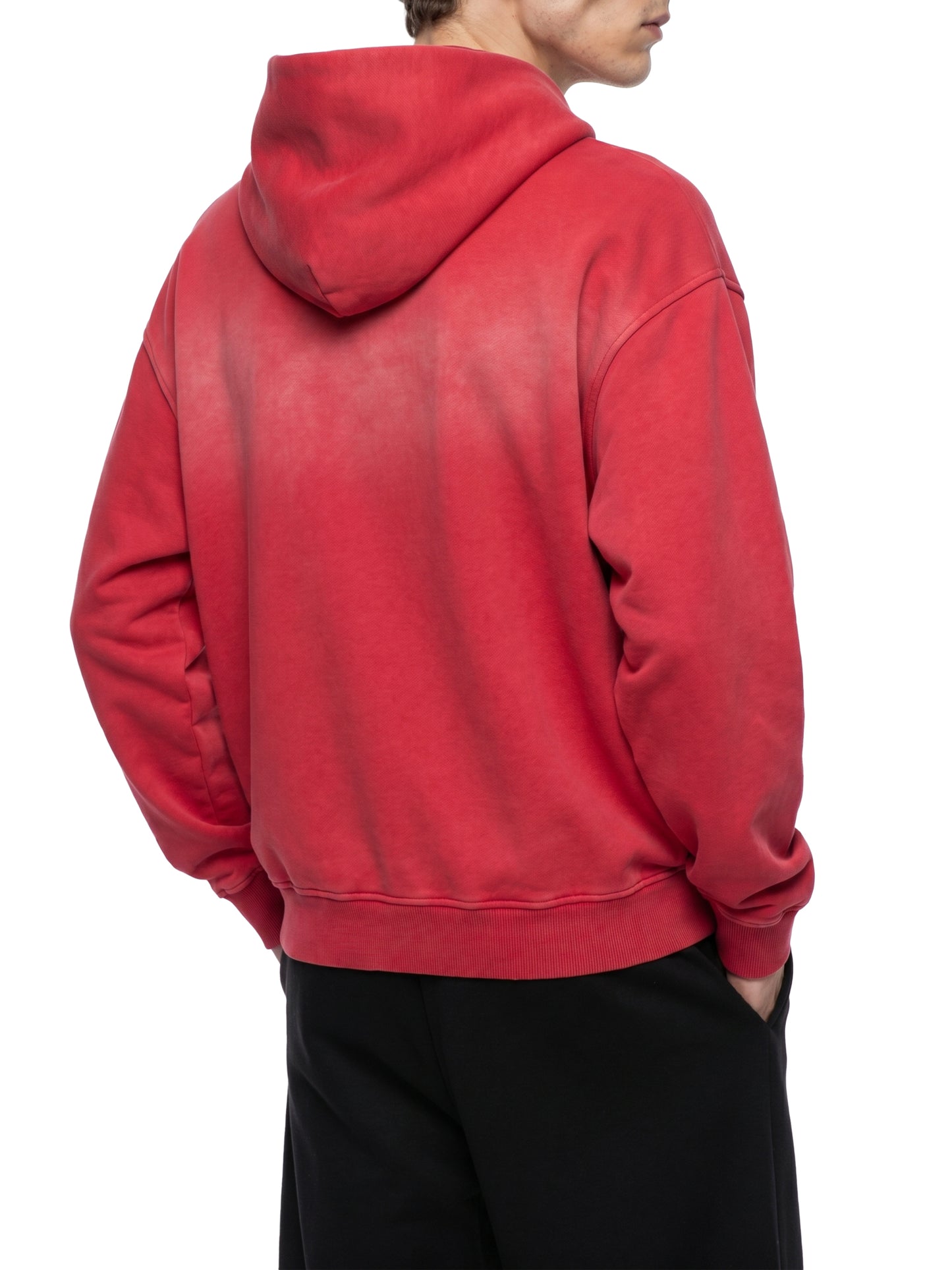 DaackPalace BloodFire DupI, Sunfade Two-way Zipper Boxy Fleece Hoodie
