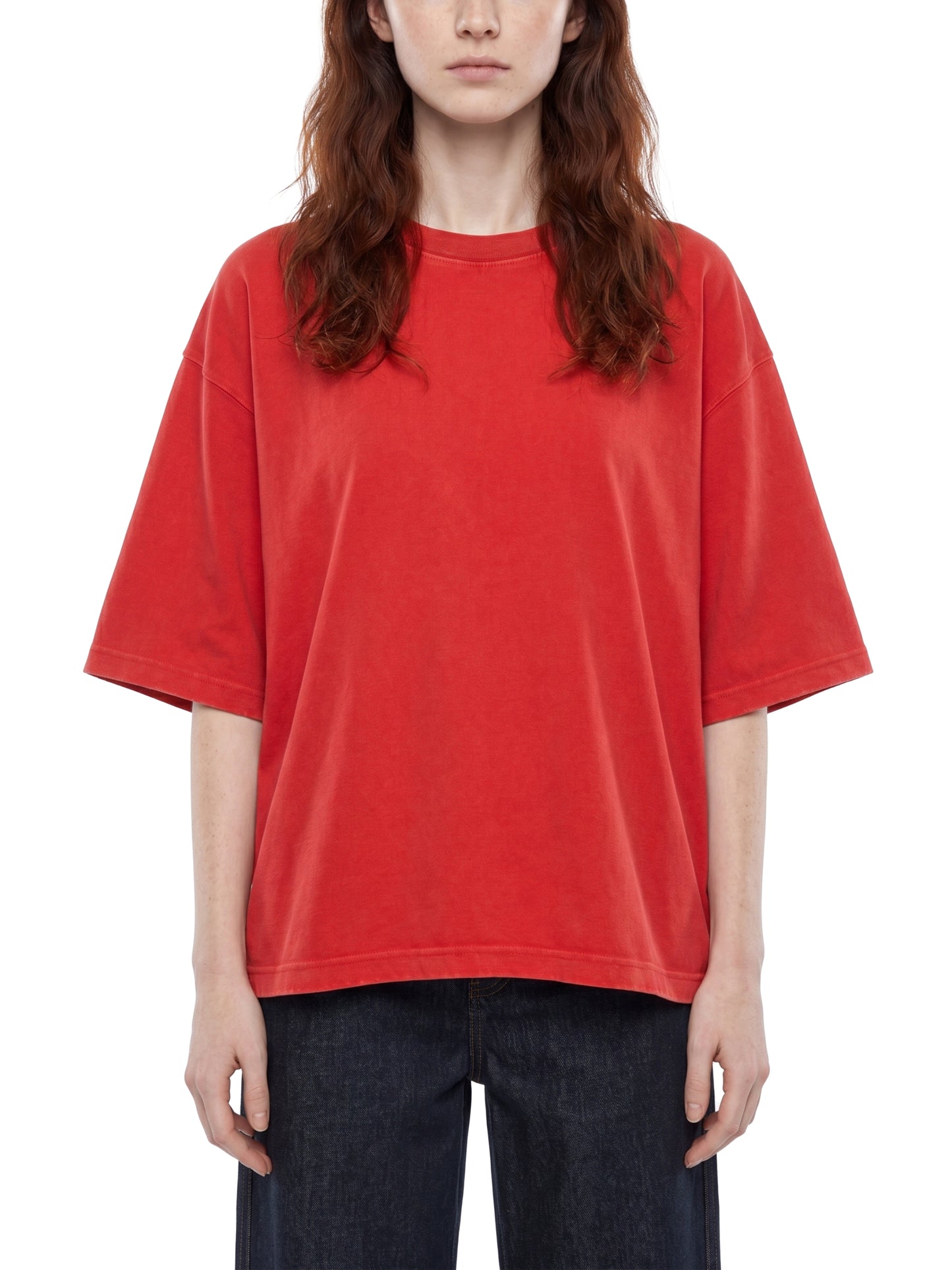 Sugar Pink Wt Magnolia Cr Plant, Unisex Heavyweight Mineral Wash Boxy T-Shirt