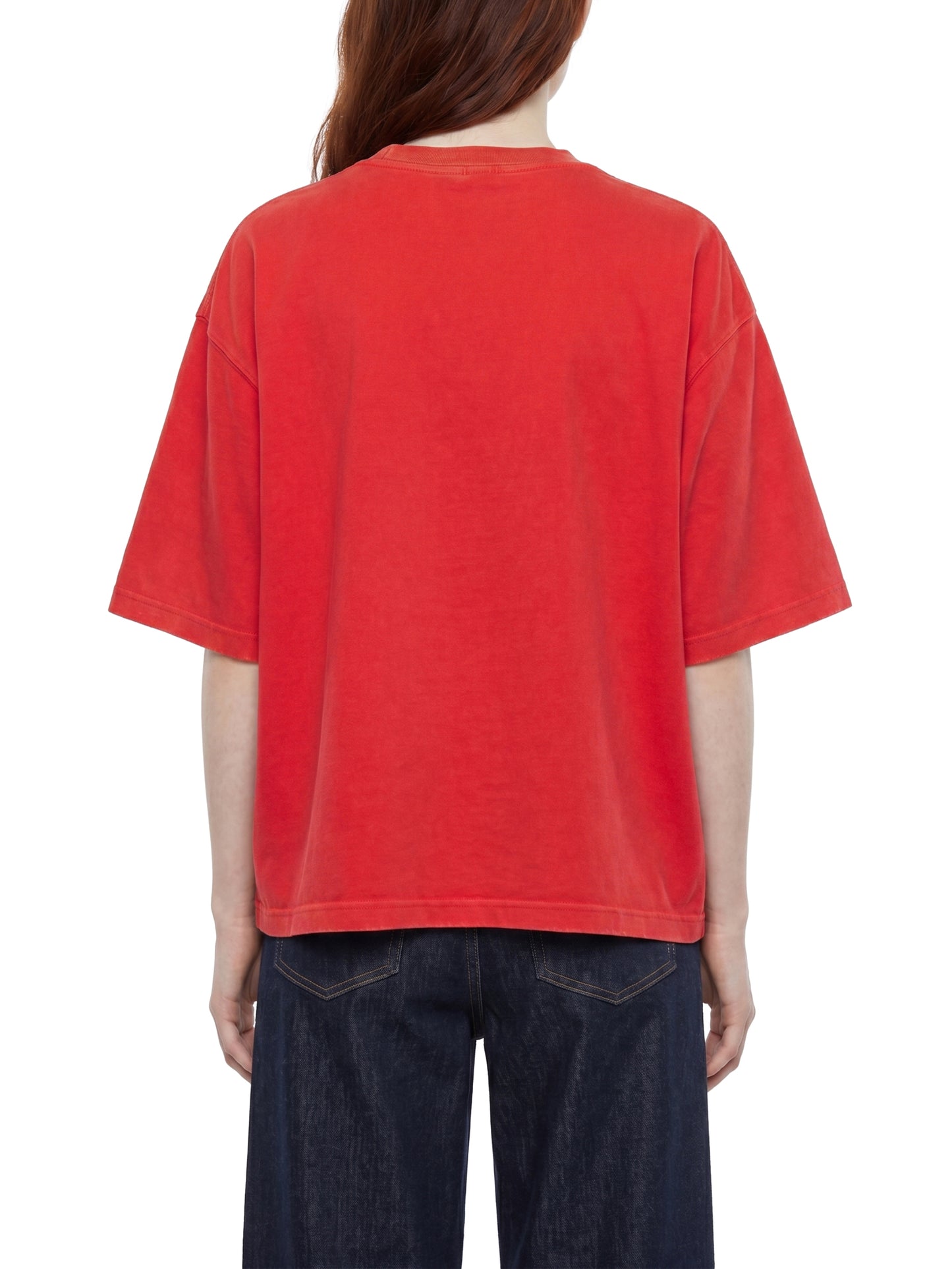 Sugar Pink Wt Magnolia Cr Plant, Unisex Heavyweight Mineral Wash Boxy T-Shirt