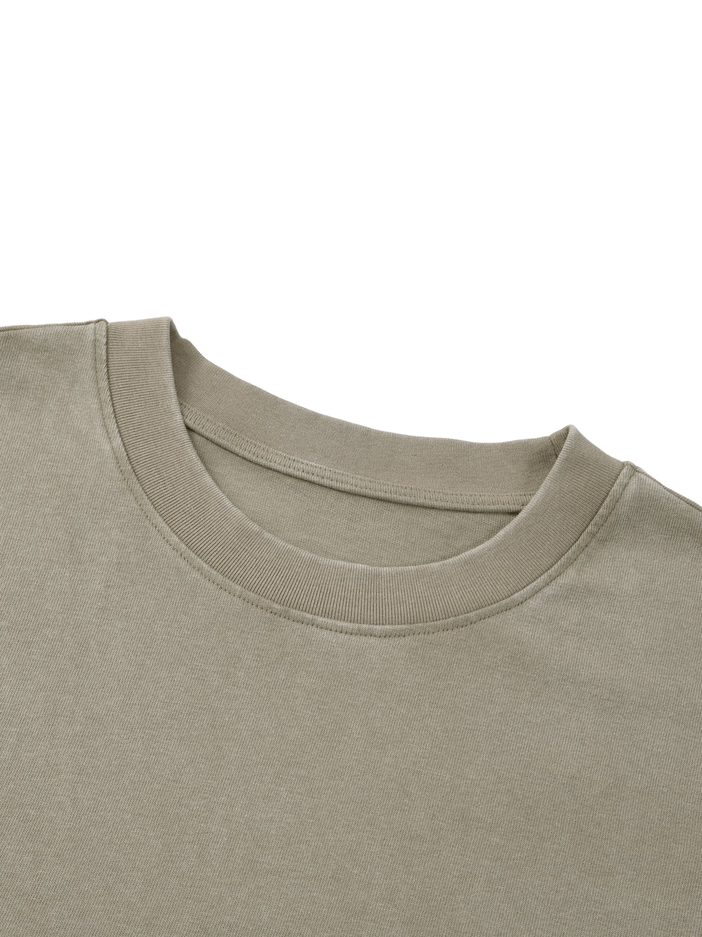 Mountain Top, Unisex Mineral Wash Raw Hem Boxy T-Shirt
