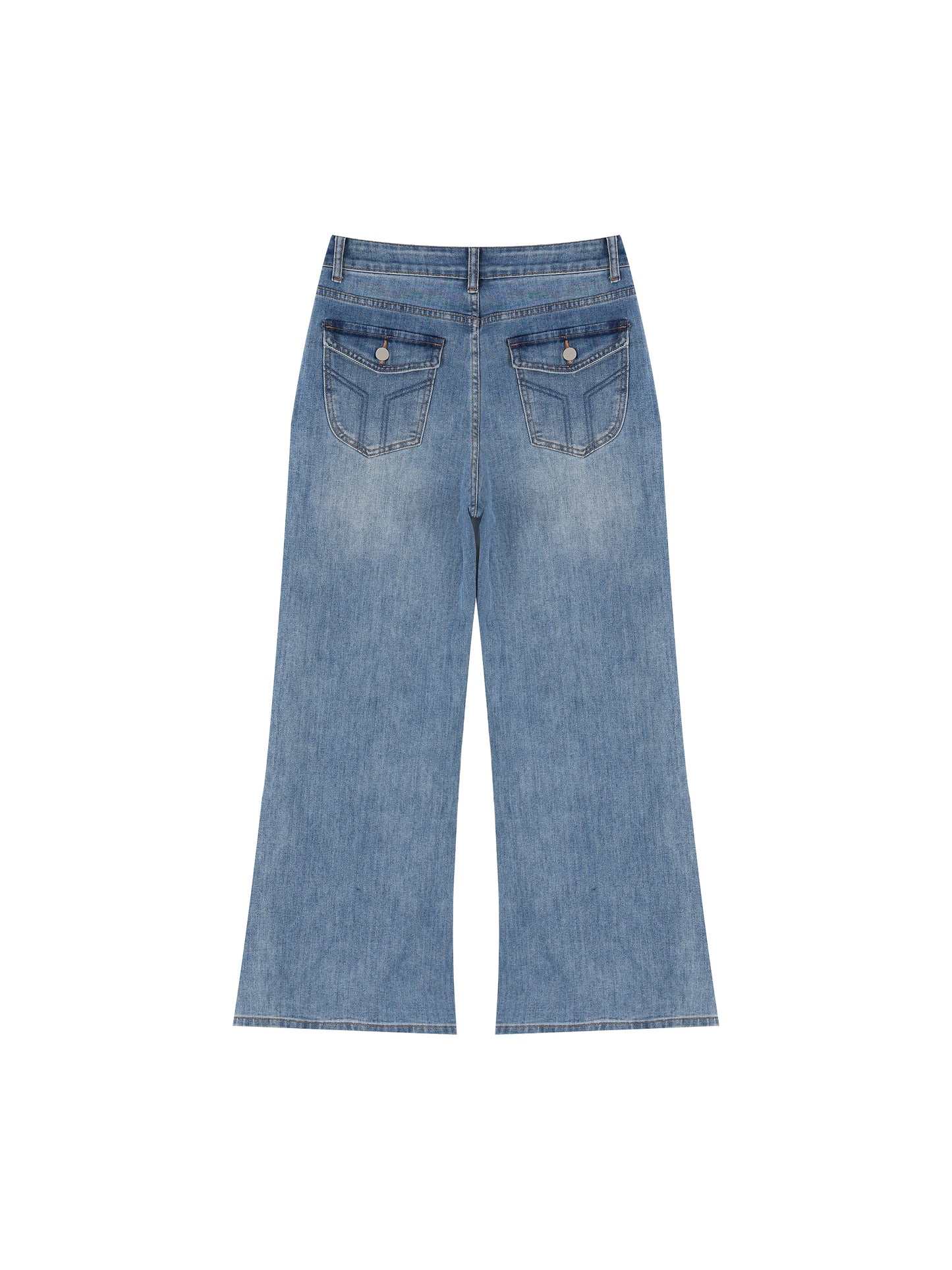 DupL, Women’s Vintage Wash Wide Leg Jeans