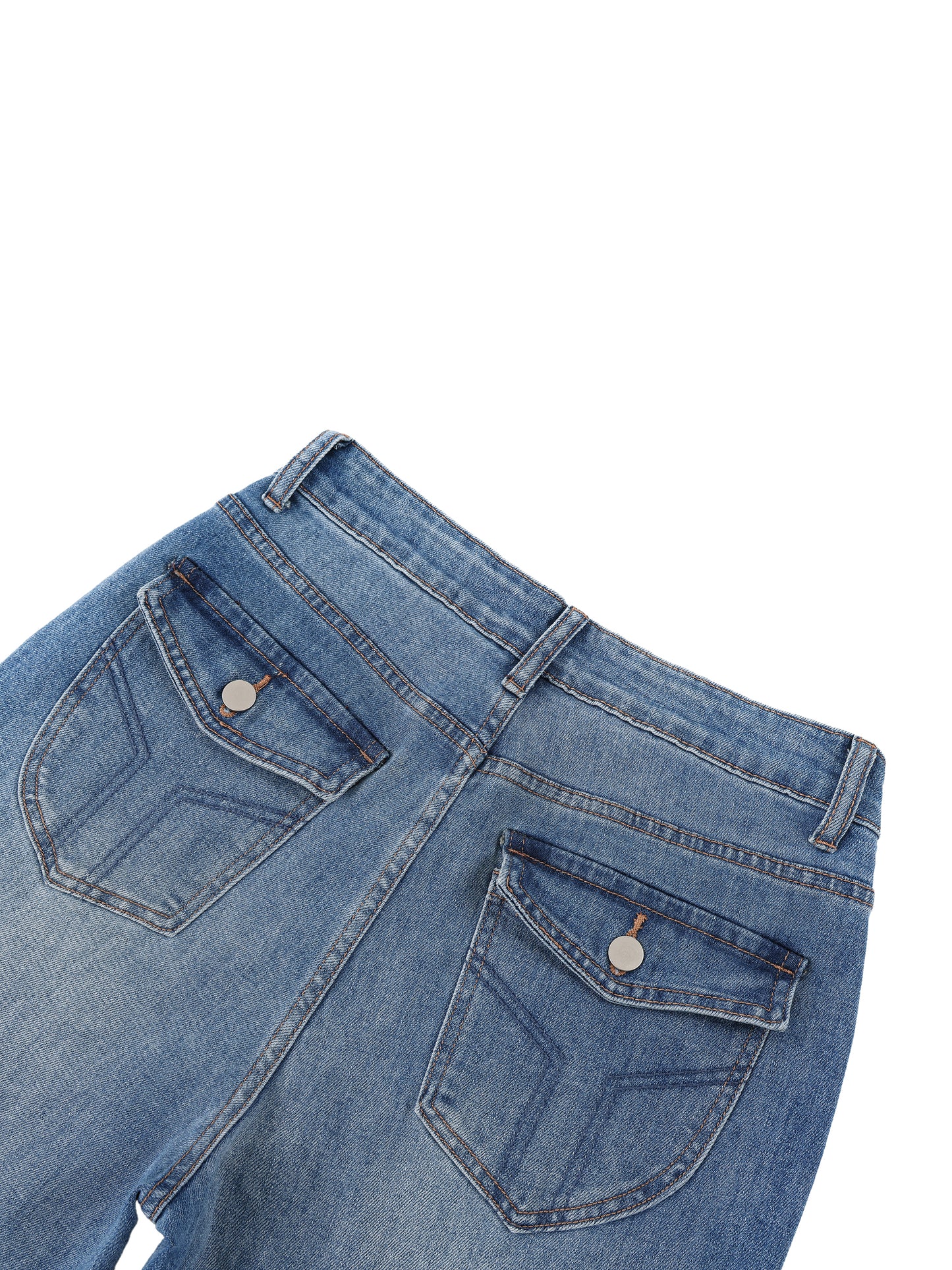 DupL, Women’s Vintage Wash Wide Leg Jeans