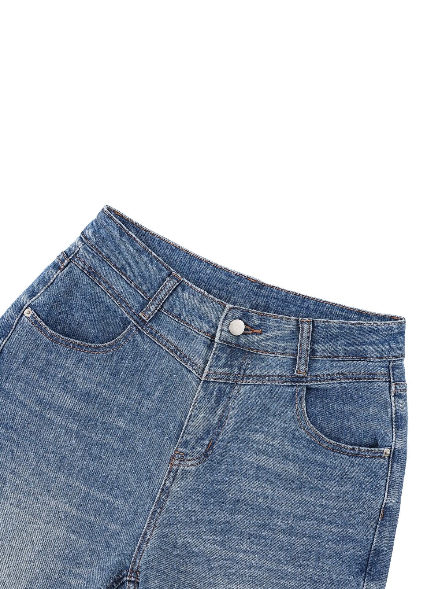 DupL, Women’s Vintage Wash Wide Leg Jeans