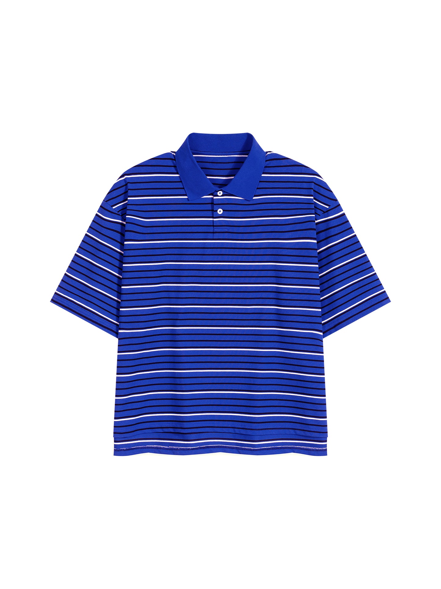 dragon skull, Unisex Striped Boxy Collared Polo Shirt