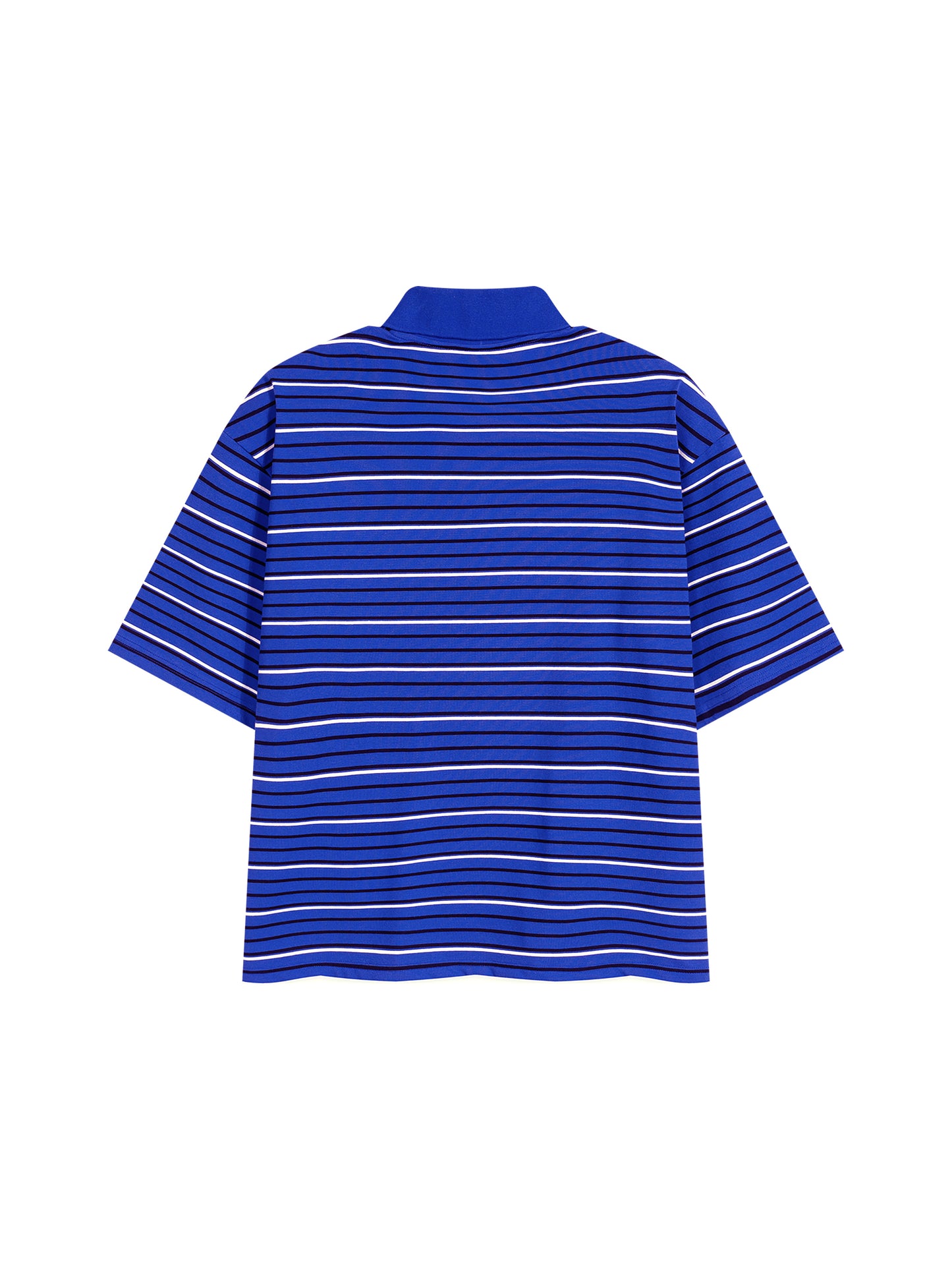 dragon skull, Unisex Striped Boxy Collared Polo Shirt